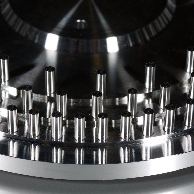Mahlelement Rotor Stiftscheibe einer industriellen Prallmühle