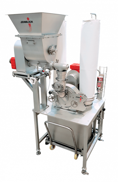 Kompaktmahlsystem REKORD 212 mit Schneckendosierer für Laboranwendungen oder Kleinchargenproduktion