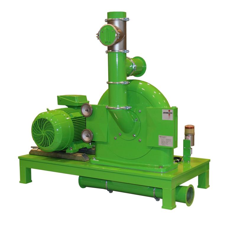 Prallmühle zur industriellen Zerkleinerung von Hanfsamen