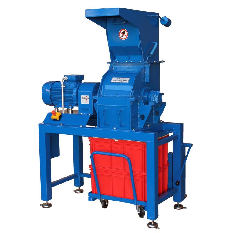 Hammer Mill HM 341 with manual feed for small batch operation