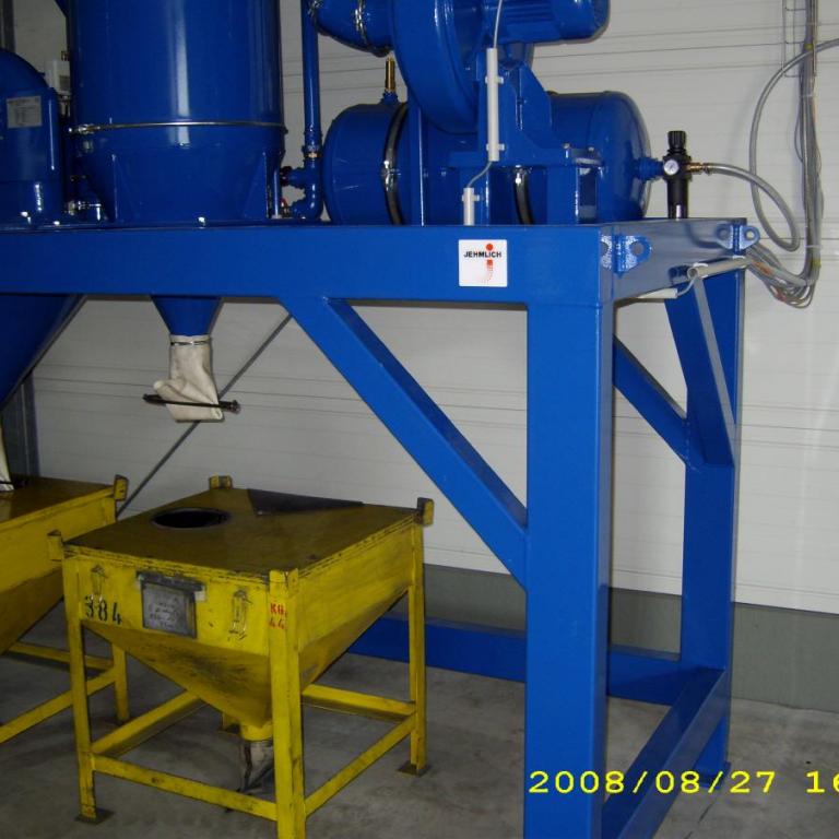 Ground material discharge of a Grinding Plant for Tungsten Carbide
