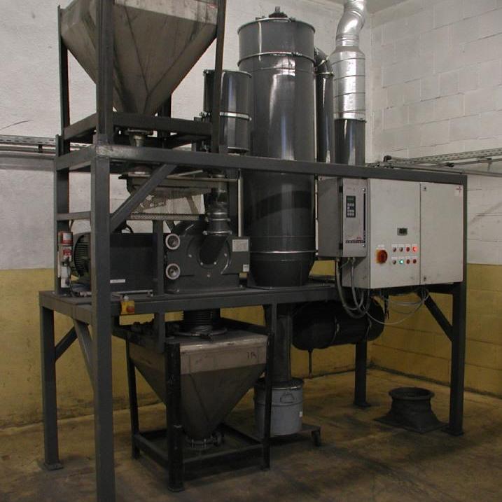 Grinding Plant for Tungsten Carbide with mill, filter and dosing chute