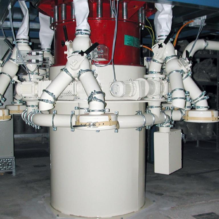 Bag Filling Station at sieving machine outlets