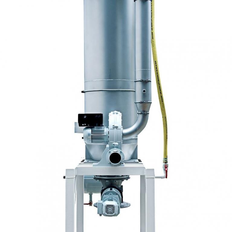 Filter in stainless steel for pneumatic conveying system