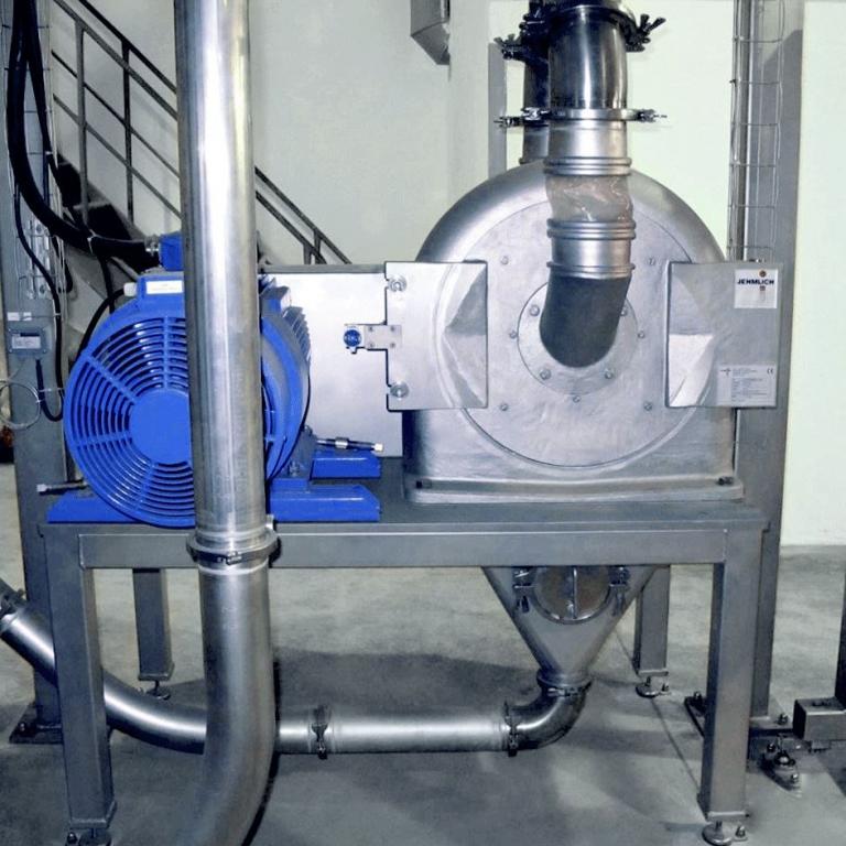 Impact Mill REKORD C in Stainless Steel for grinding food phosphates