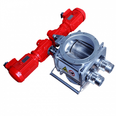 GMP lump breaker - roller crusher with spiked roller